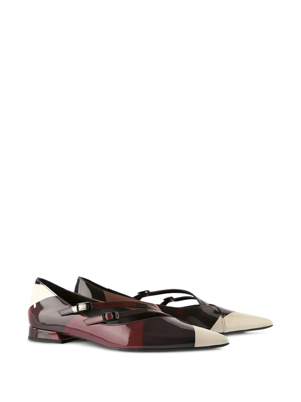 Hogl Elise colour-block pointed-toe pumps | Flat Pumps | Image 2