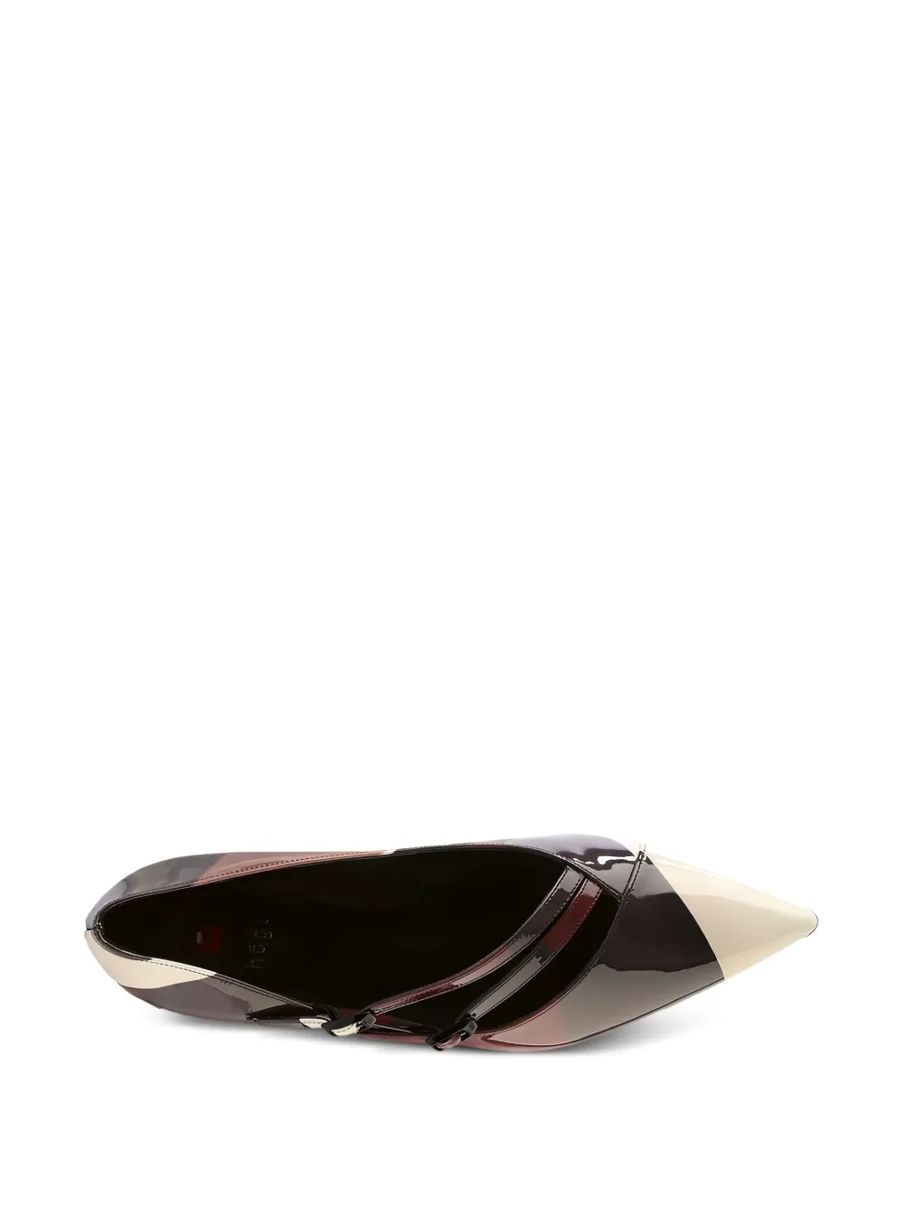Hogl Elise colour-block pointed-toe pumps Black