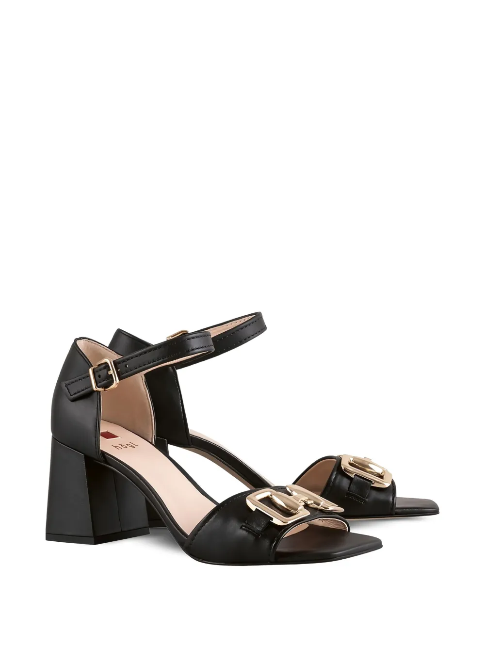 Hogl 65mm Charlotta block-heel sandals Black