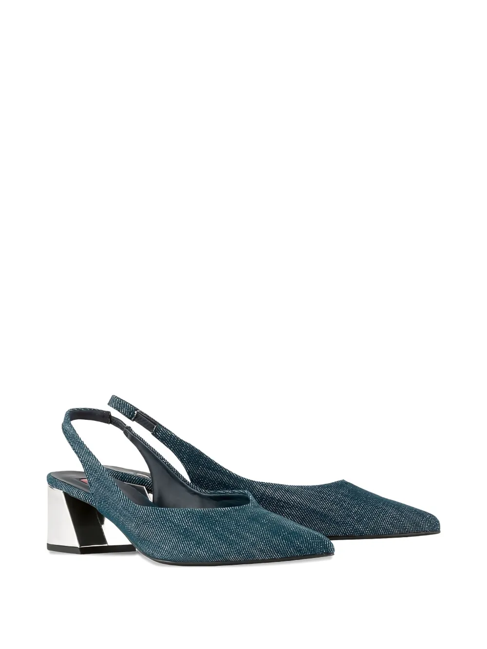 Hogl Calla slingback denim pumps Blue