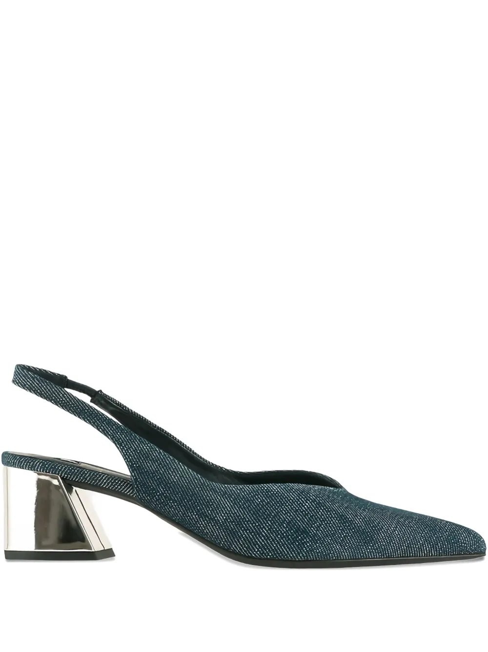 Hogl Calla slingback denim pumps Blue