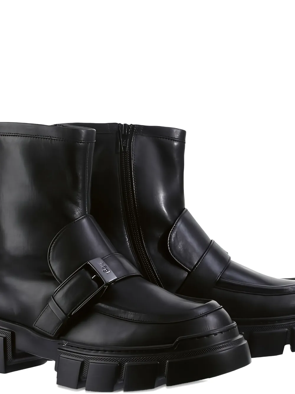Hogl Power Chunky-sole Leather Ankle Boots
