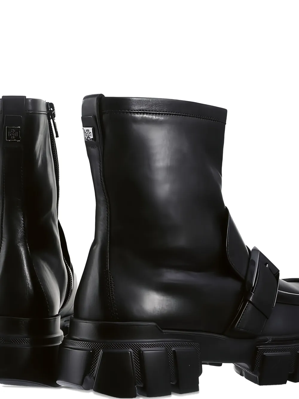 Hogl Power Chunky-sole Leather Ankle Boots