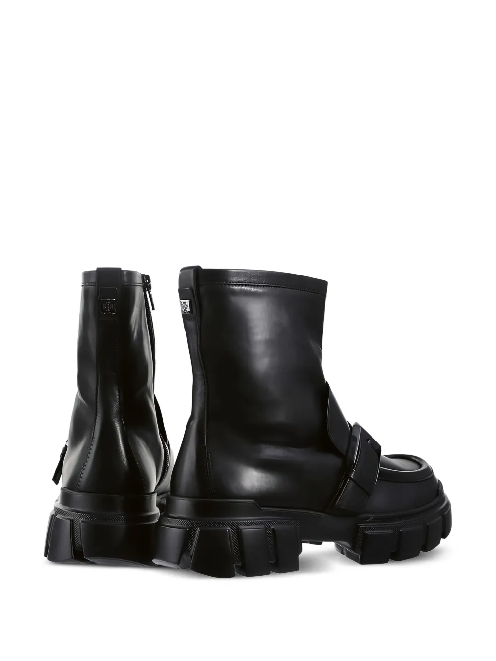 Hogl Power chunky-sole leather ankle boots Black