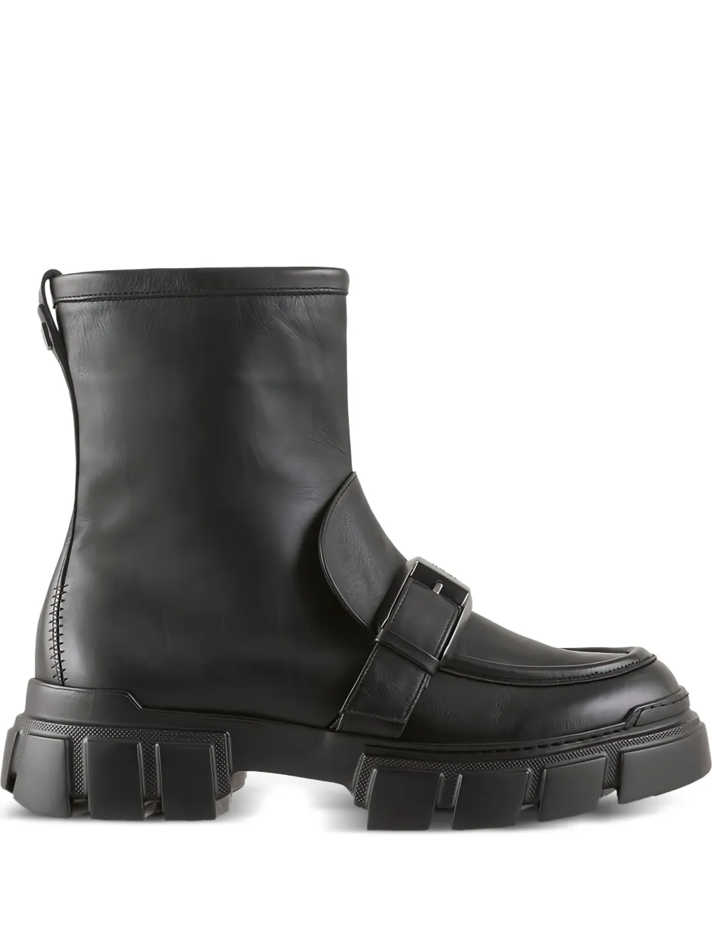 Hogl Power chunky-sole leather ankle boots Black