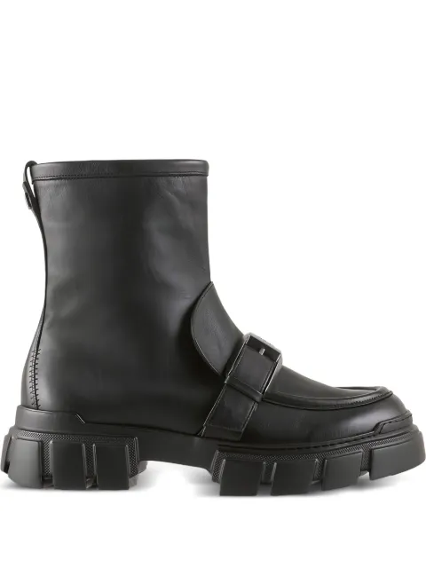 Hogl Power chunky-sole leather ankle boots