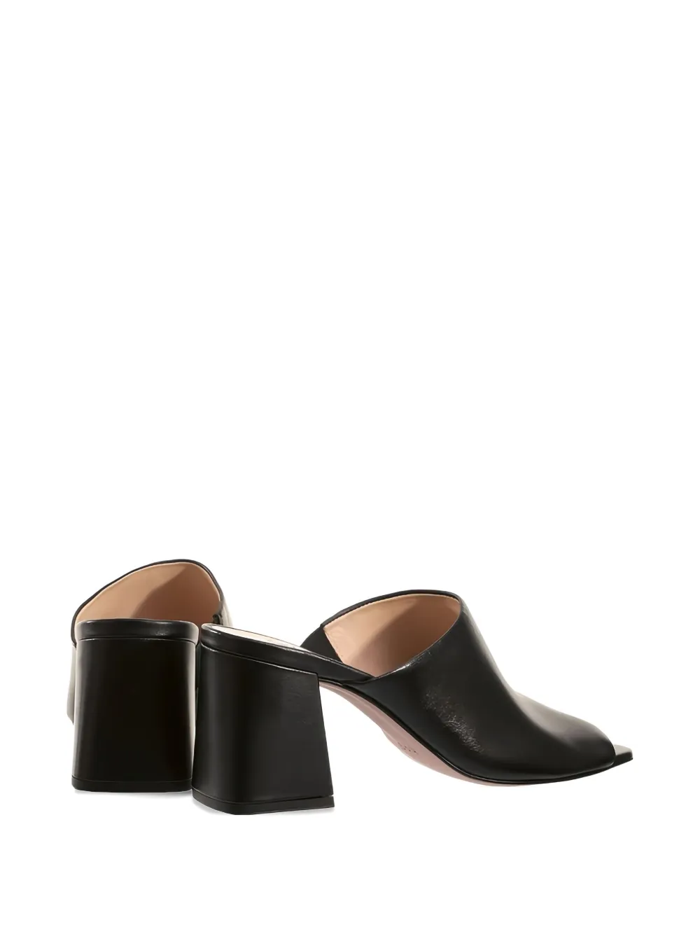 Hogl 70mm Joyce open-toe block-heel mules Black