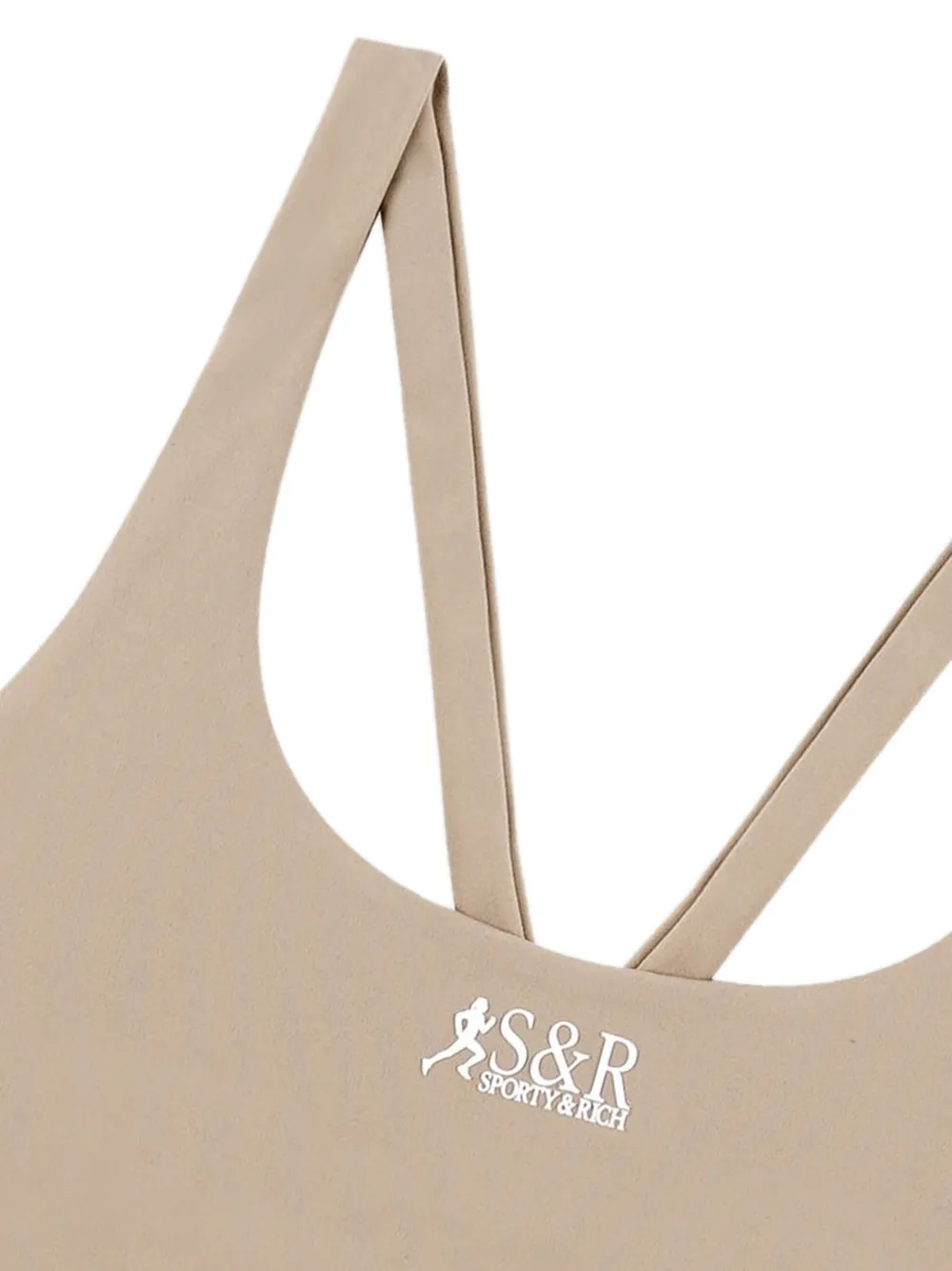 Sporty & Rich SR Runner sports bra - Beige
