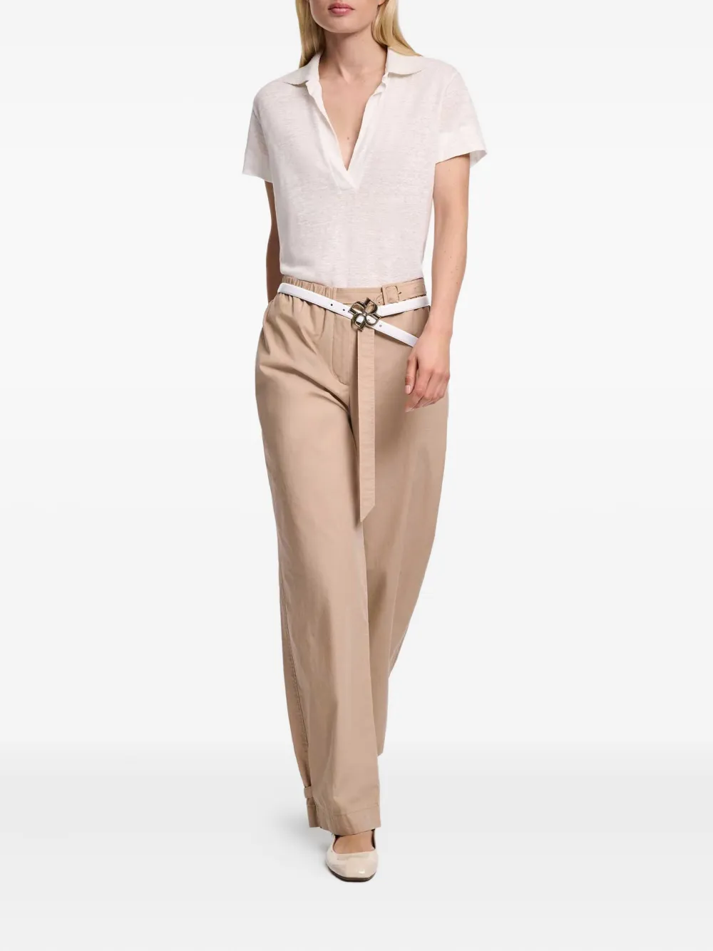Dorothee Schumacher Natural Ease polo shirt - Wit