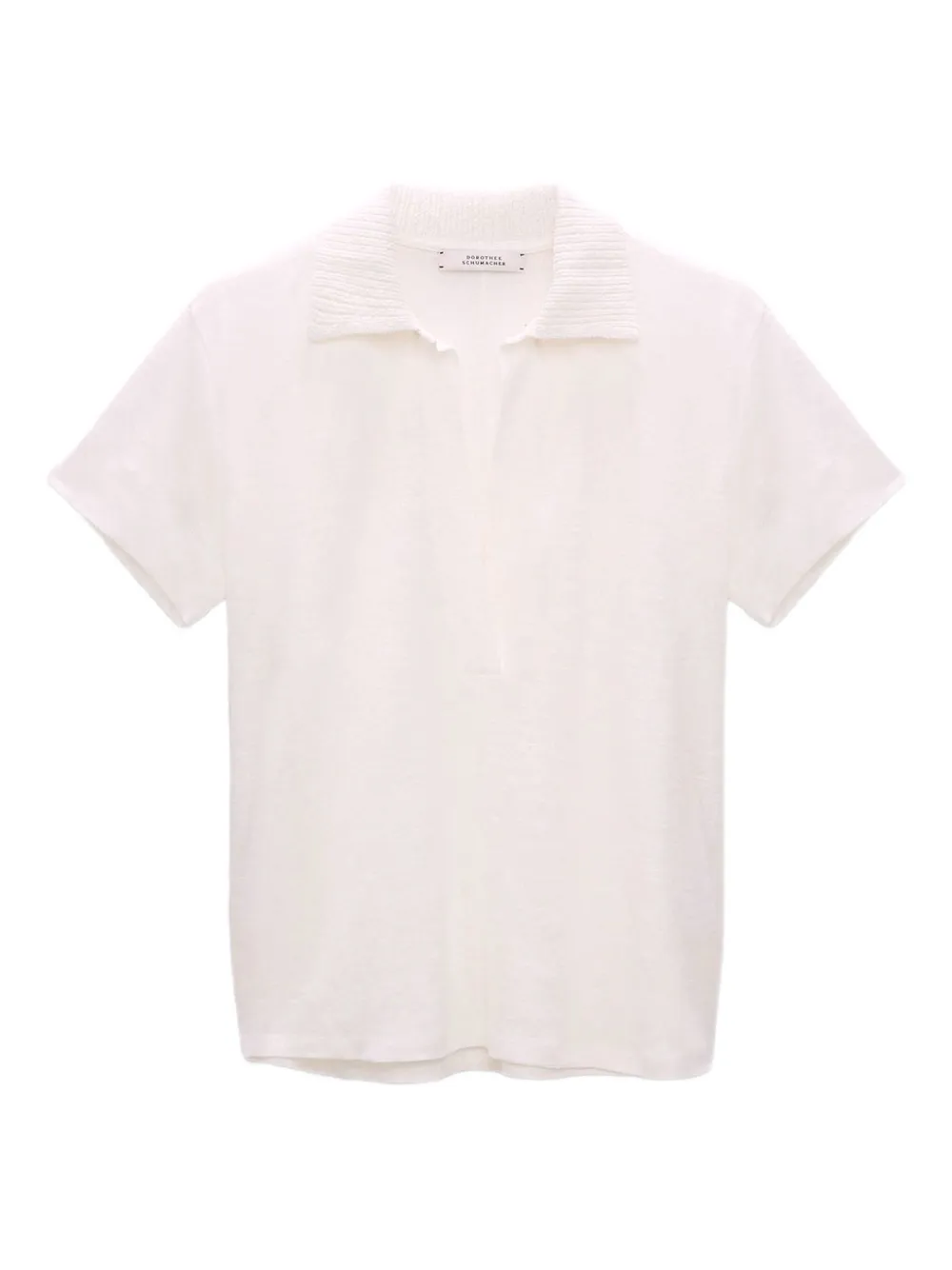 Dorothee Schumacher Natural Ease poloshirt Wit