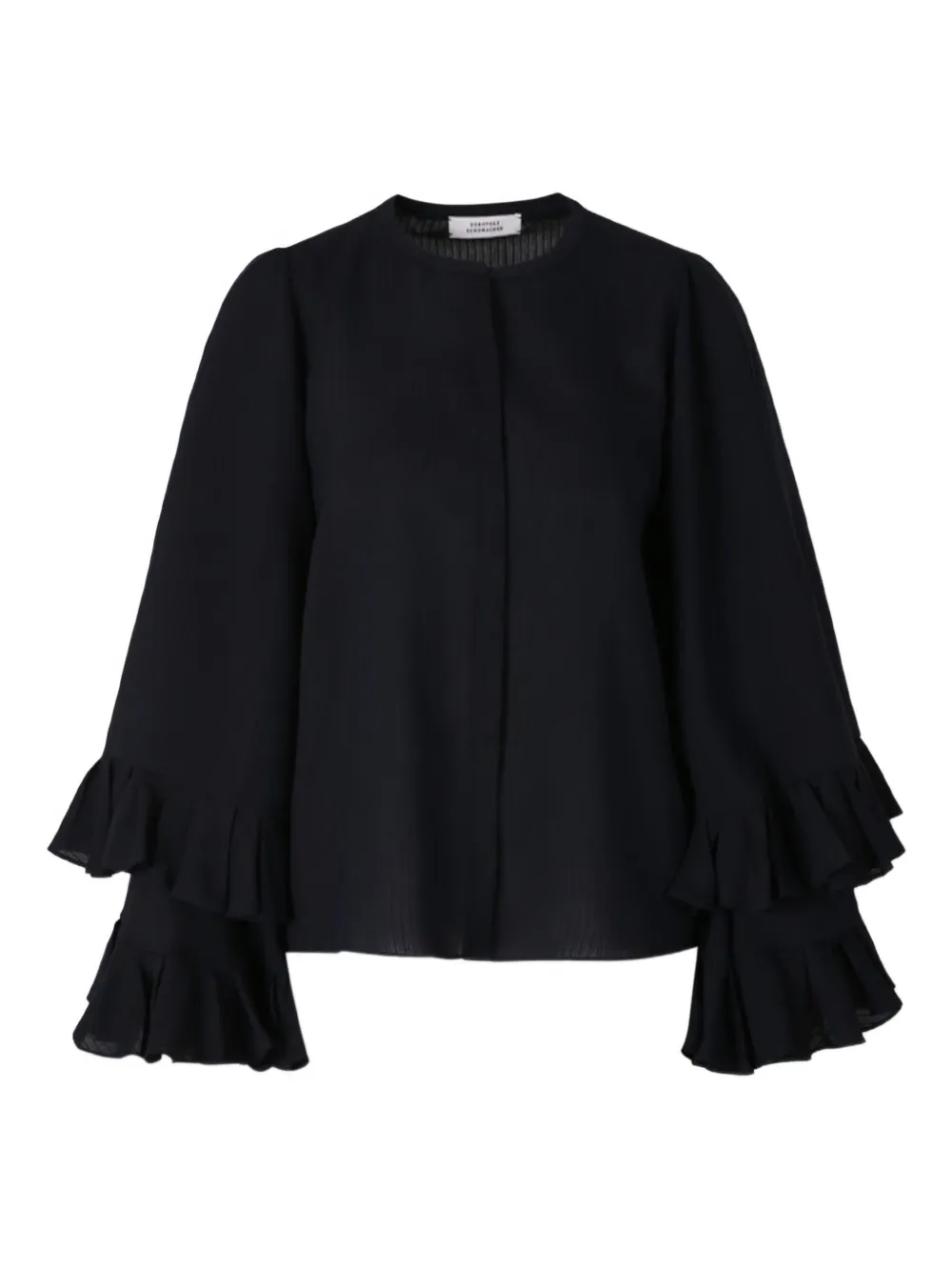 Dorothee Schumacher ruffled-sleeve blouse Blauw