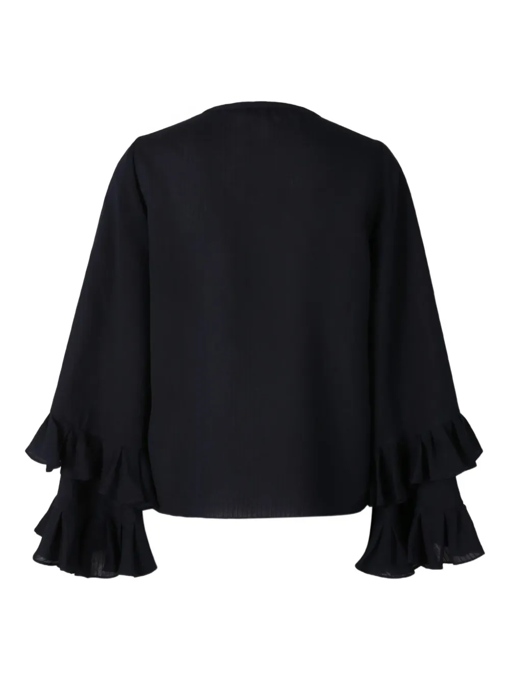 Dorothee Schumacher ruffled-sleeve blouse - Blauw