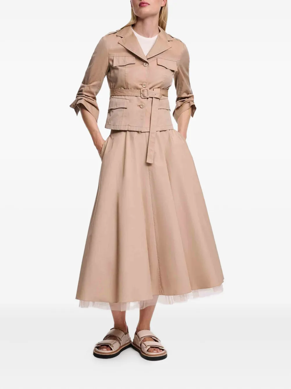 Dorothee Schumacher Katoenen blazer Beige