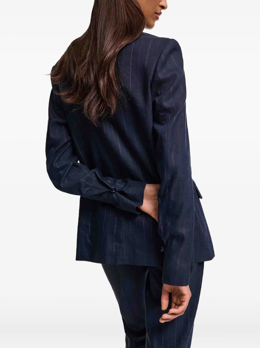 Dorothee Schumacher Colbert met krijtstreep Blauw