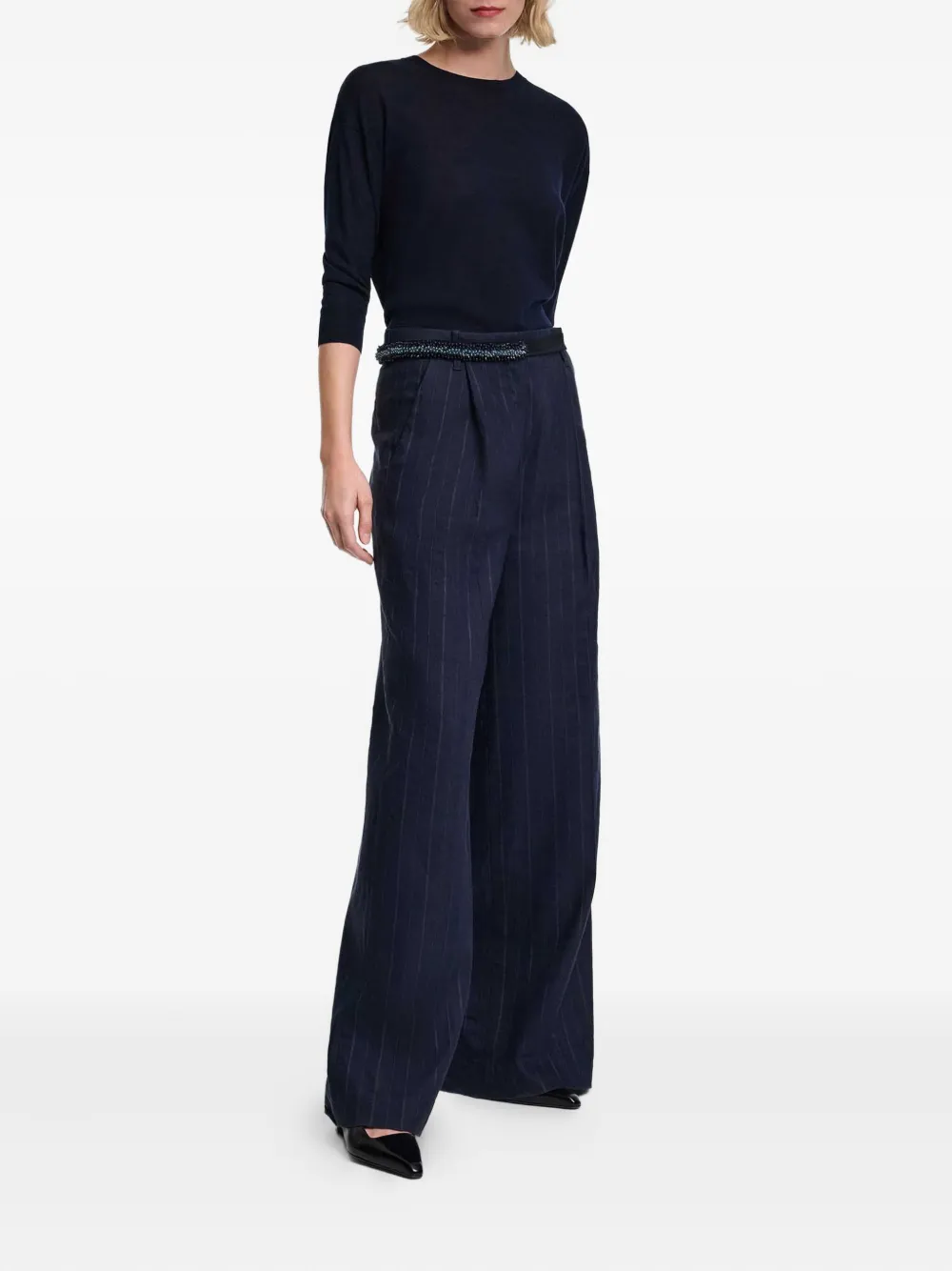 Dorothee Schumacher Trui met satijnen strik Blauw