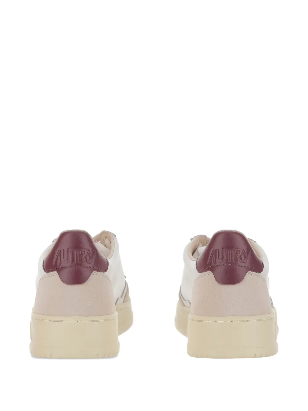 Autry Medalist leather suede sneakers White