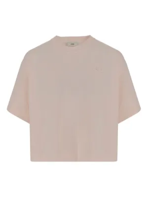 Tシャツ・カットソー AUTRY Woman T-Shirt Blush Pink TSPW88CP AUTRY: T-shirt woman - Blush Pink | Autry t-shirt TSPW88CP