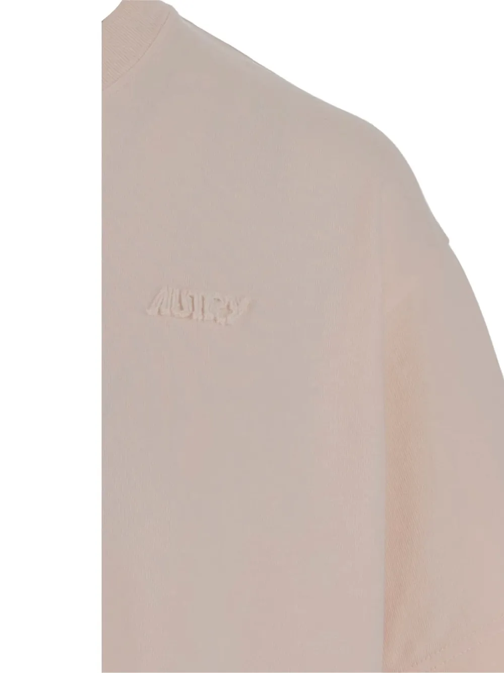 Autry embroidered-logo T-shirt Roze