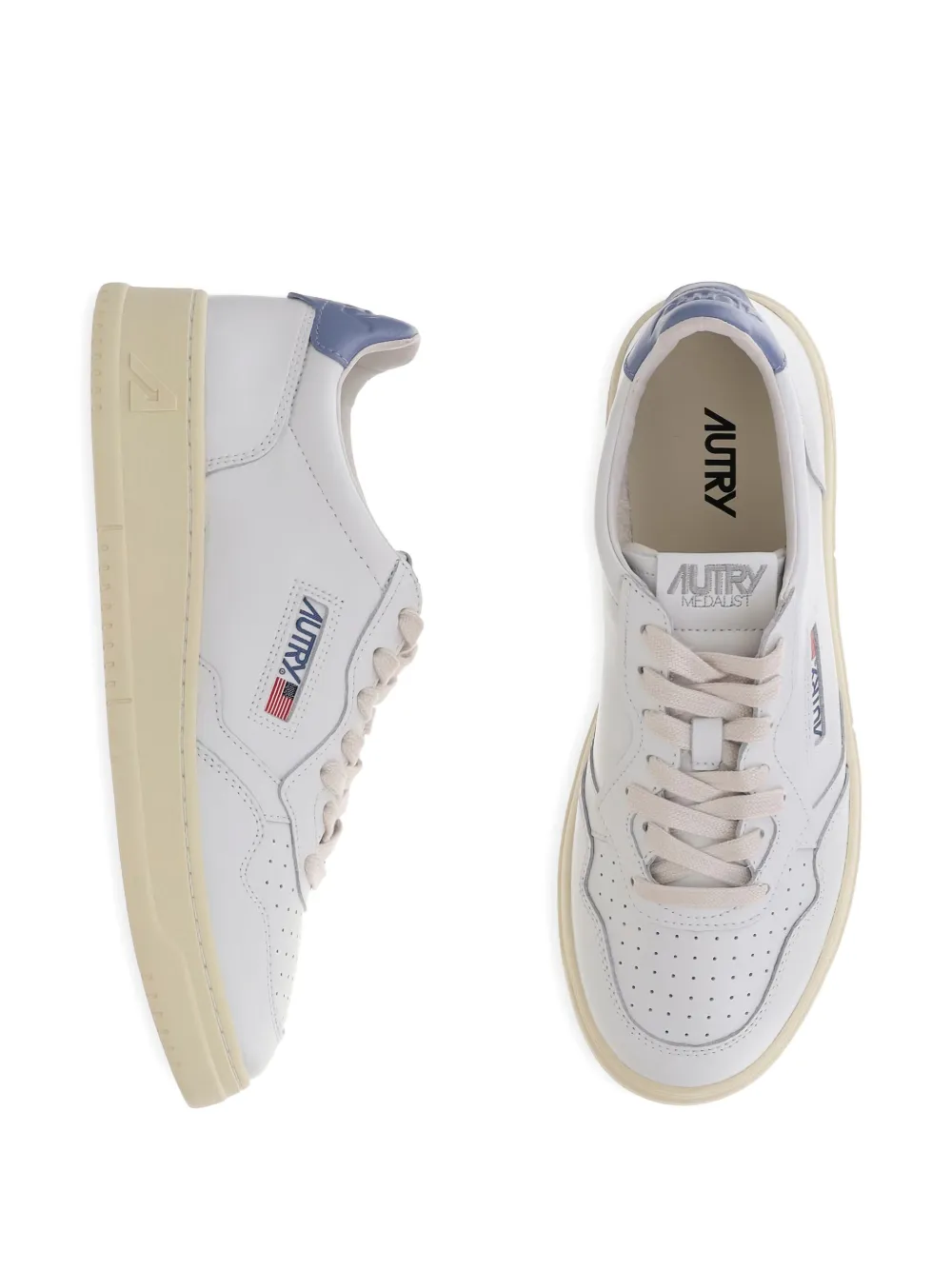 Autry Medalist leather sneakers White