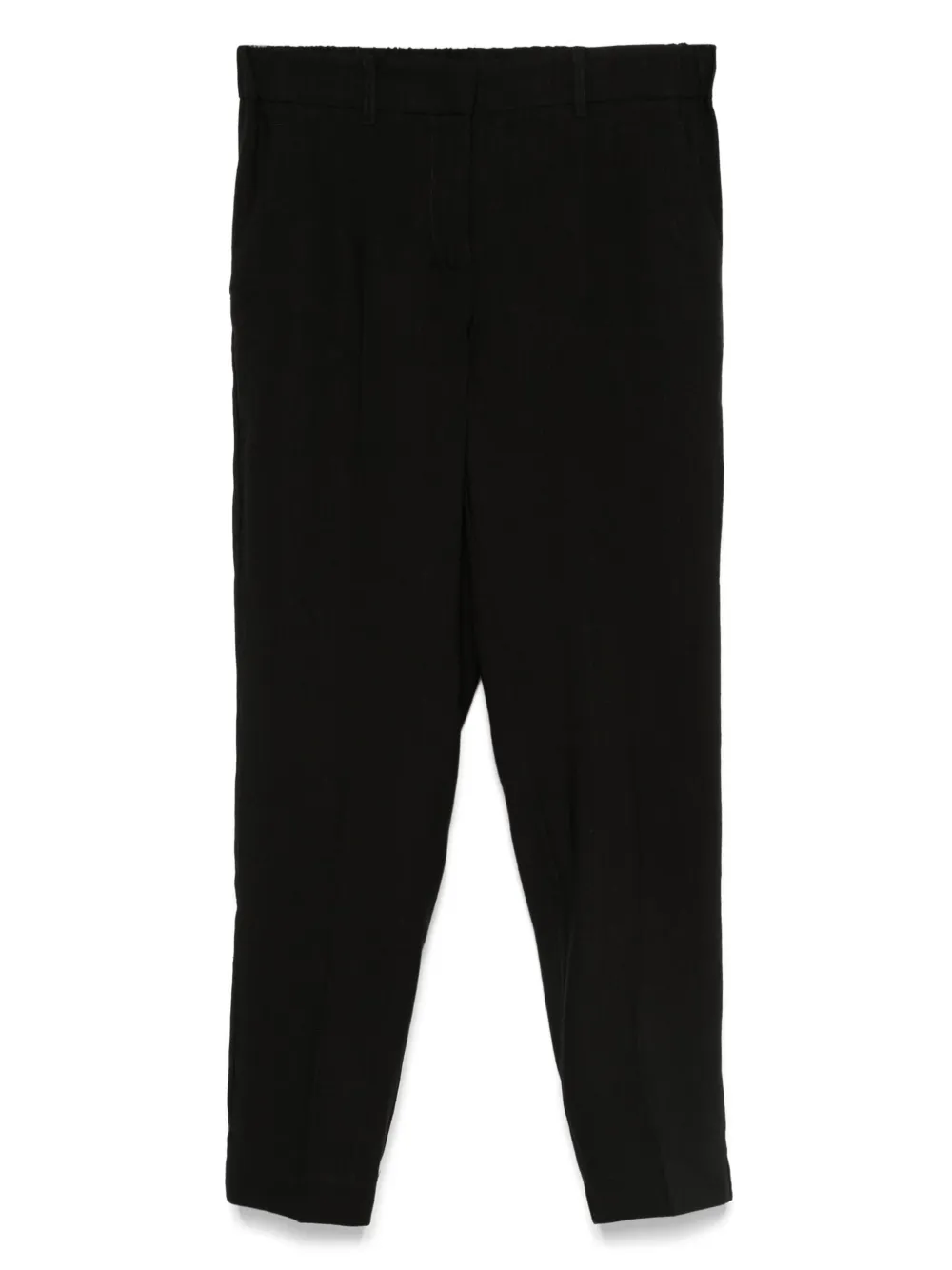 MONOCHROME linen-blend trousers | Black | Image 1