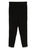 MONOCHROME linen-blend trousers - Black