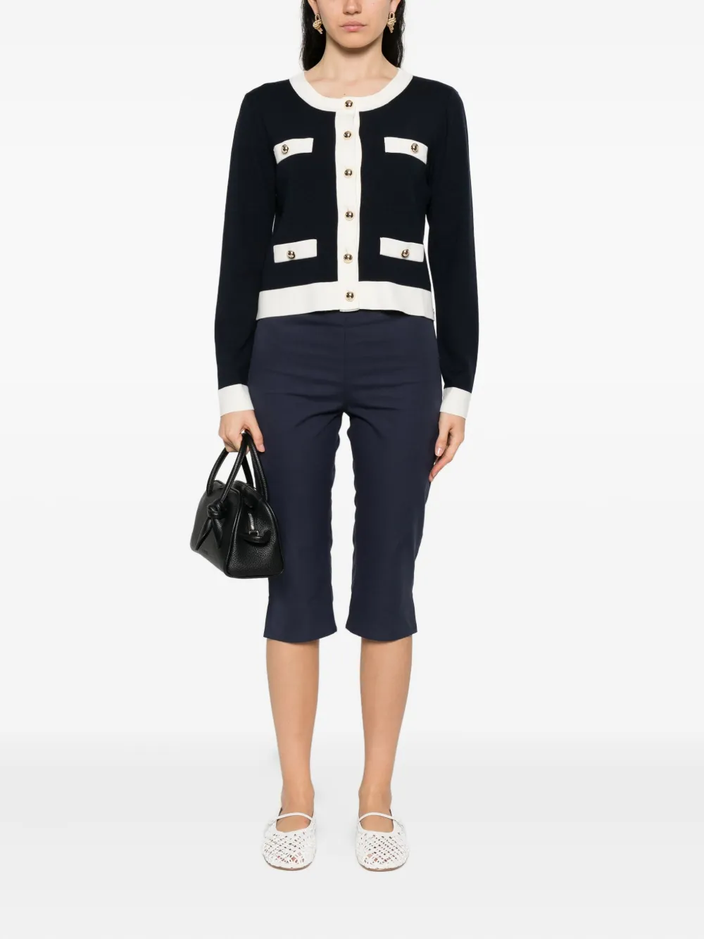 Pennyblack button-up contrast-panel cardigan | Cardigans | Image 2