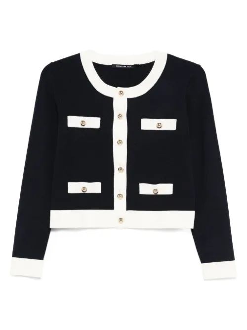 Cardigan à empiècements contrastants - Pennyblack - Modalova