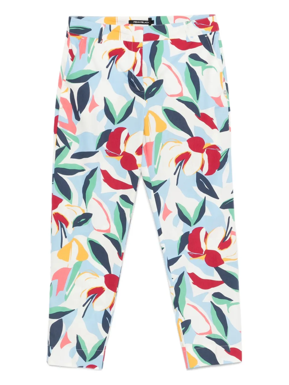 Pennyblack Broek met bloemenprint Beige