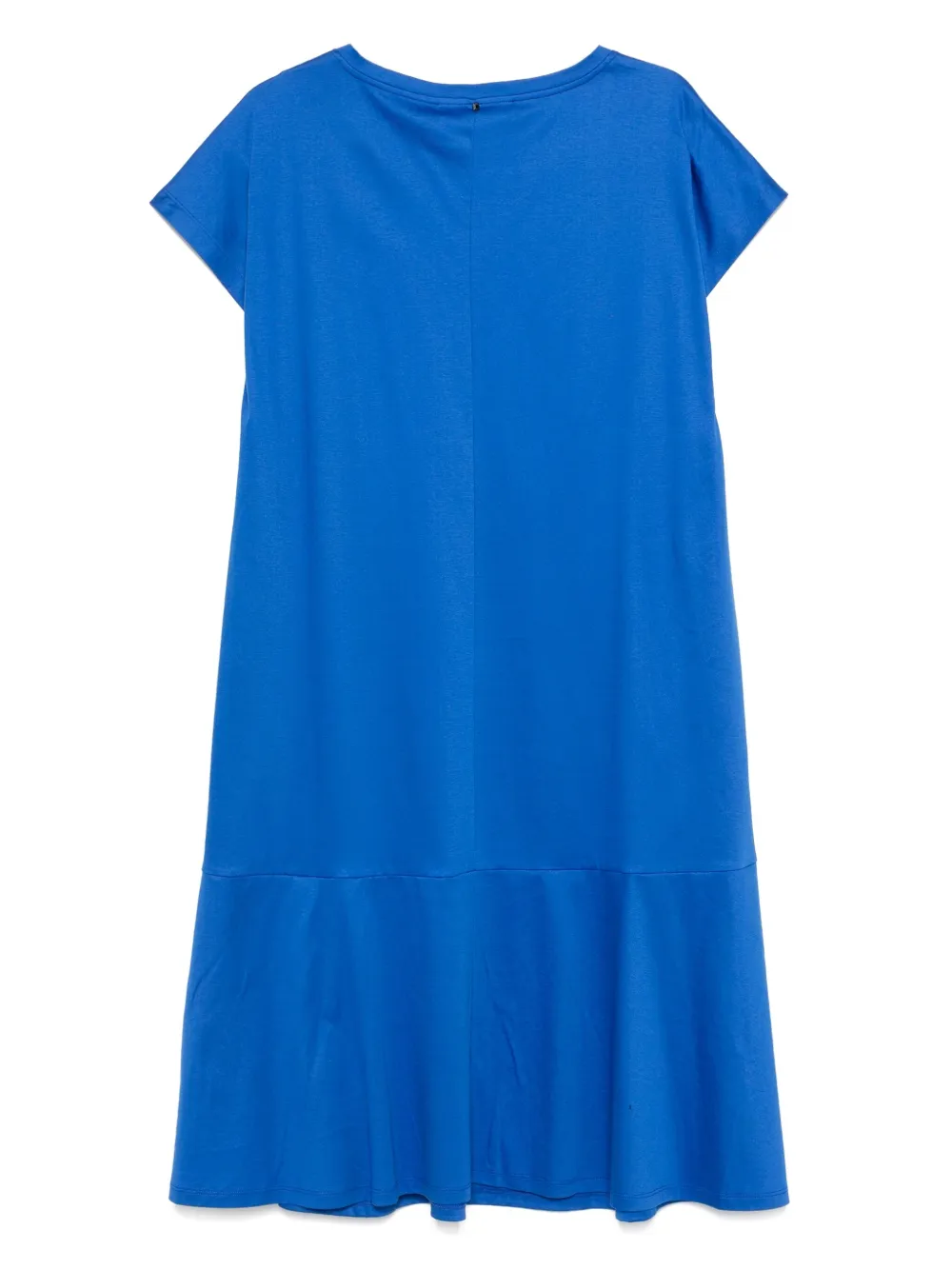 Marina Rinaldi Ara gelaagde jurk met korte mouwen Blauw