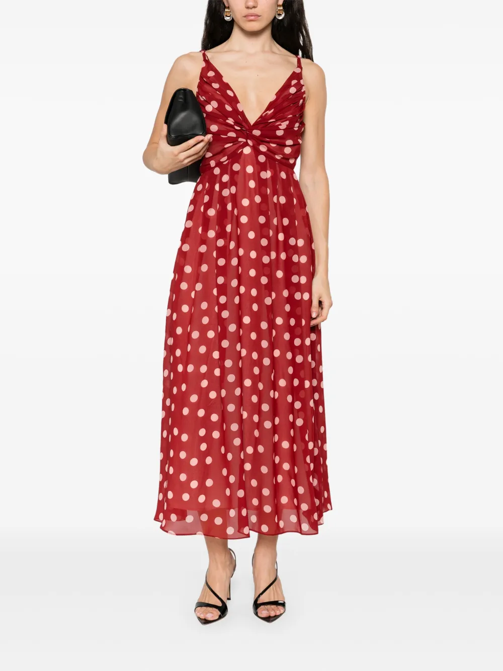 I BLUES JERSEY MIDI DRESS