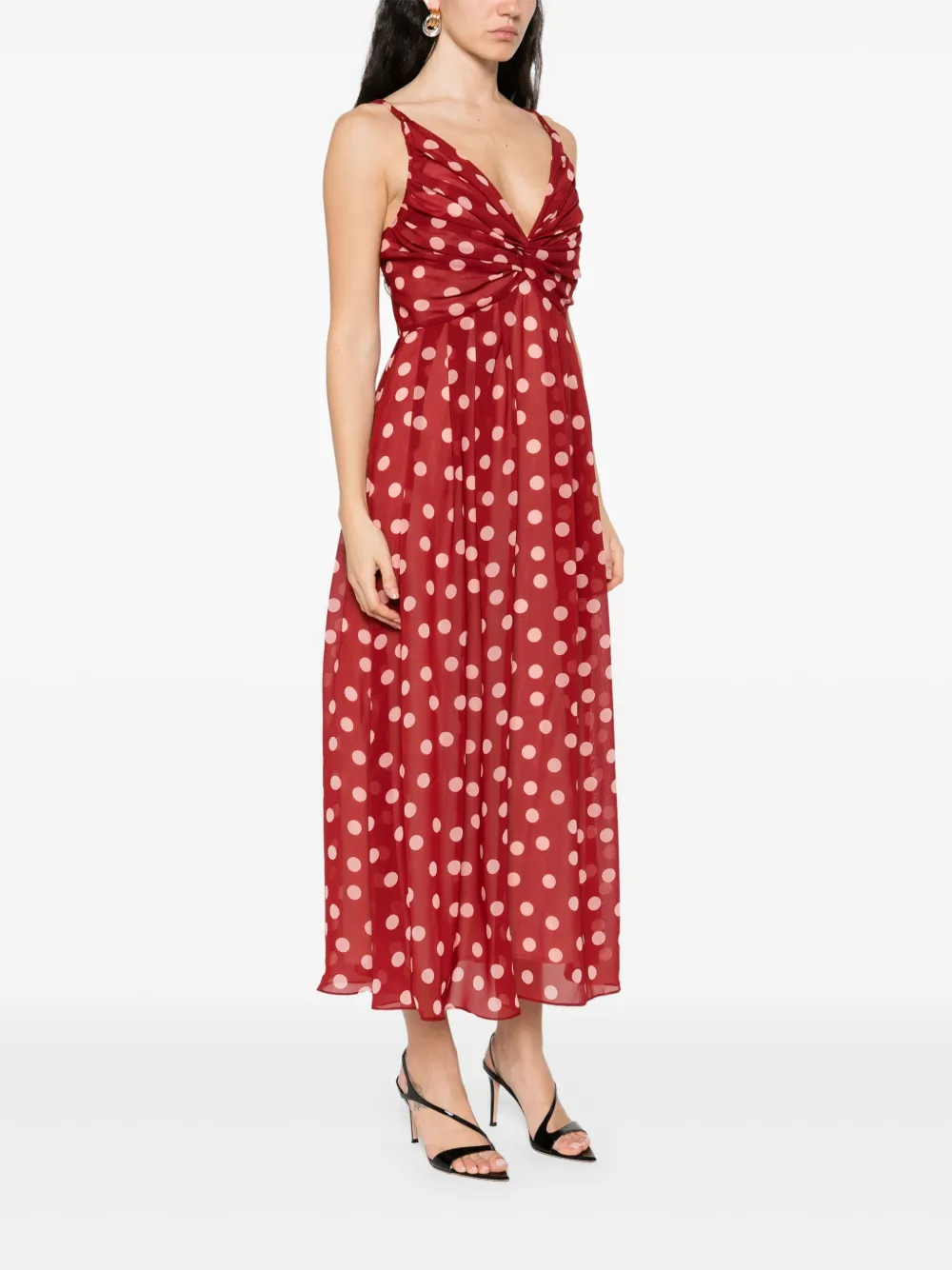 I BLUES JERSEY MIDI DRESS