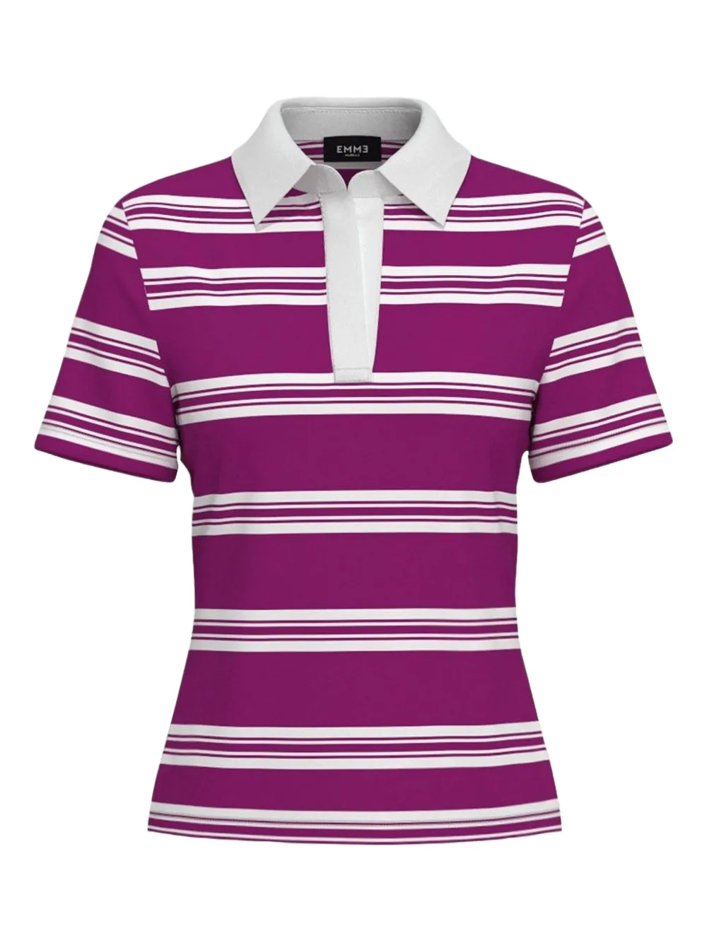 striped-pattern T-shirt