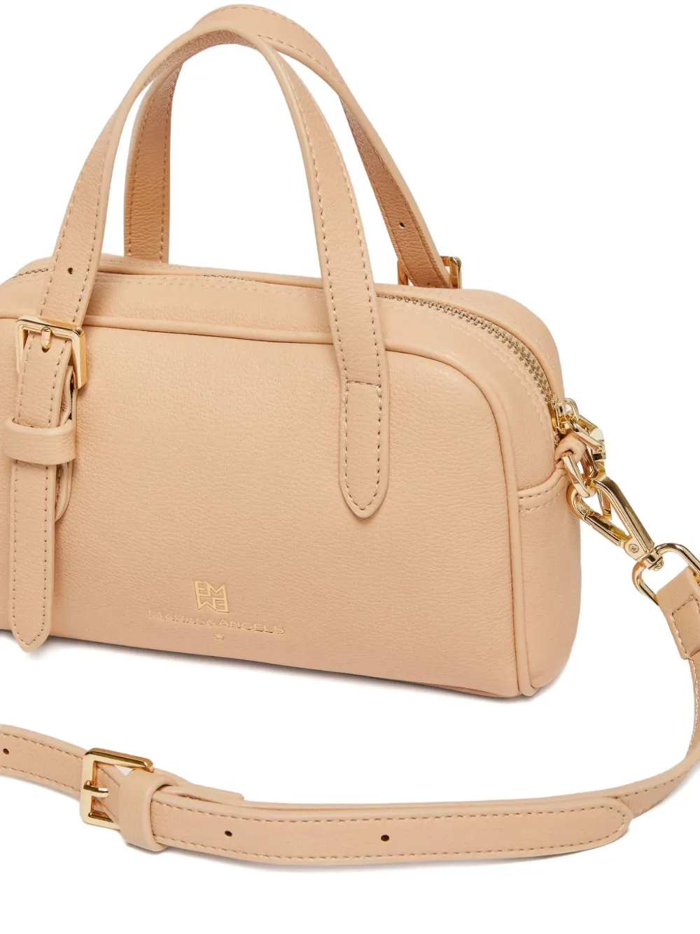 Marella Mini Top-handle Satchel Bag In Neutral