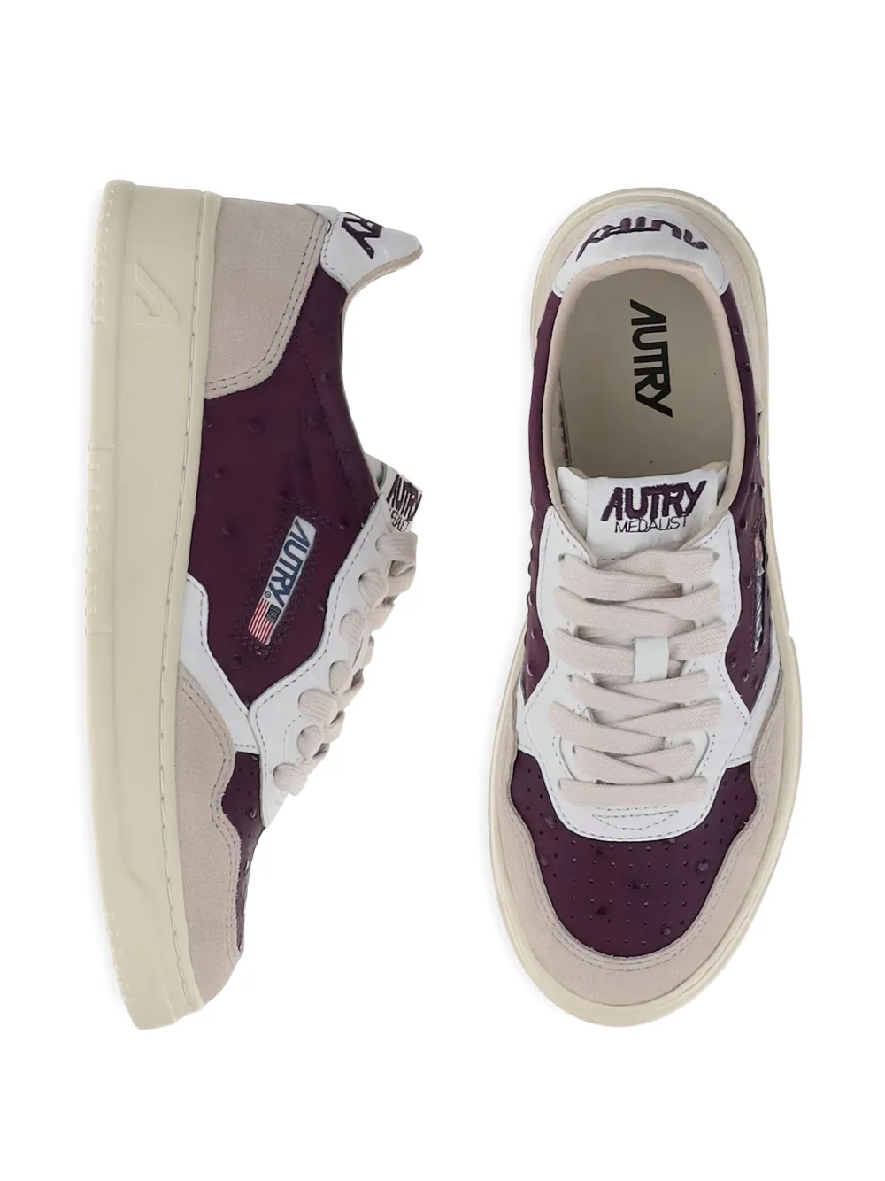 Autry Logo-embroidered Sneakers In Multi