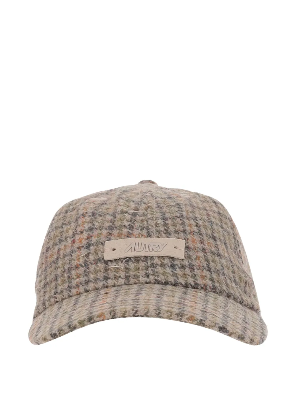 Autry Houndstooth-pattern Baseball Cap In Neutral