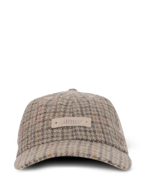 Autry houndstooth-pattern baseball cap