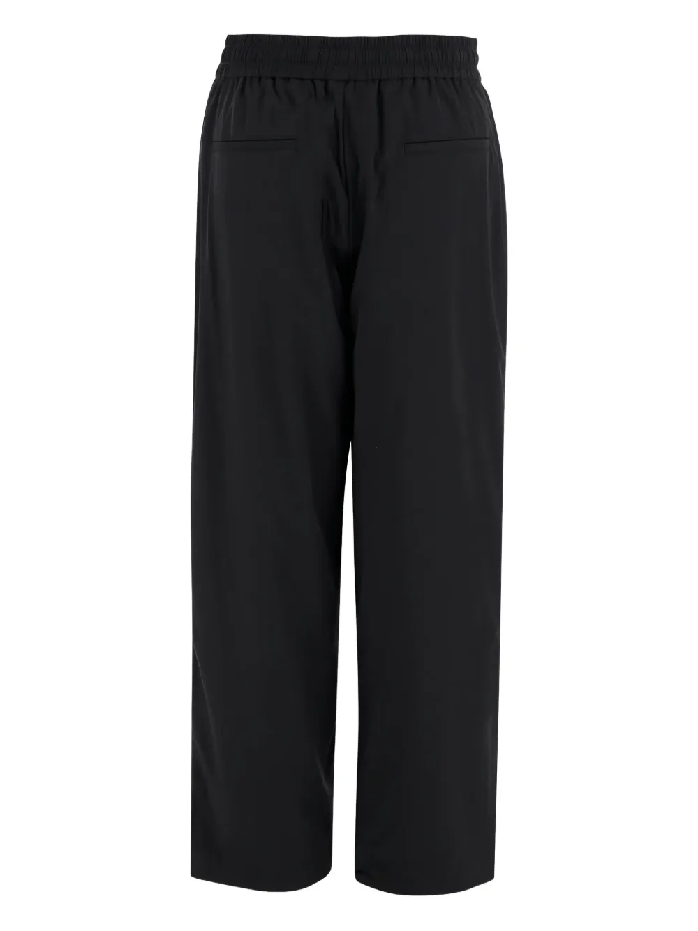 Autry drawstring wide-leg trousers - Zwart