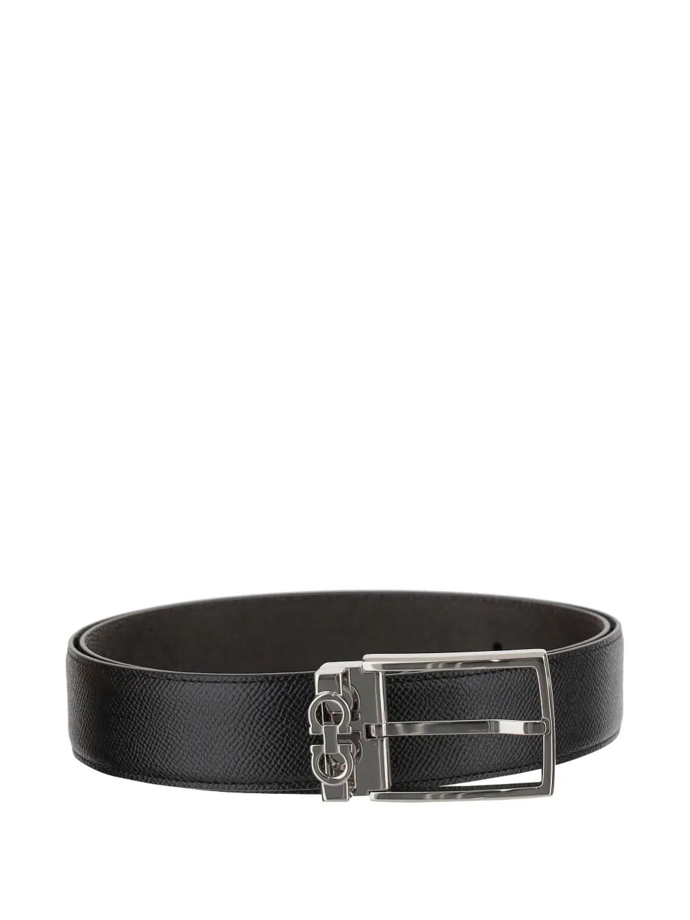Ferragamo ceinture réversible à boucle Gancini | noir | Image 1