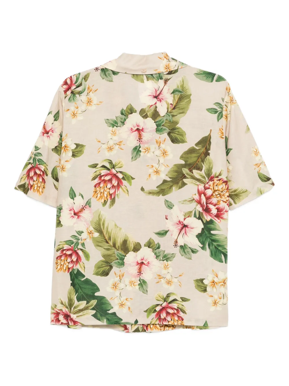 Marina Rinaldi Braies blouse met bloemenprint Beige