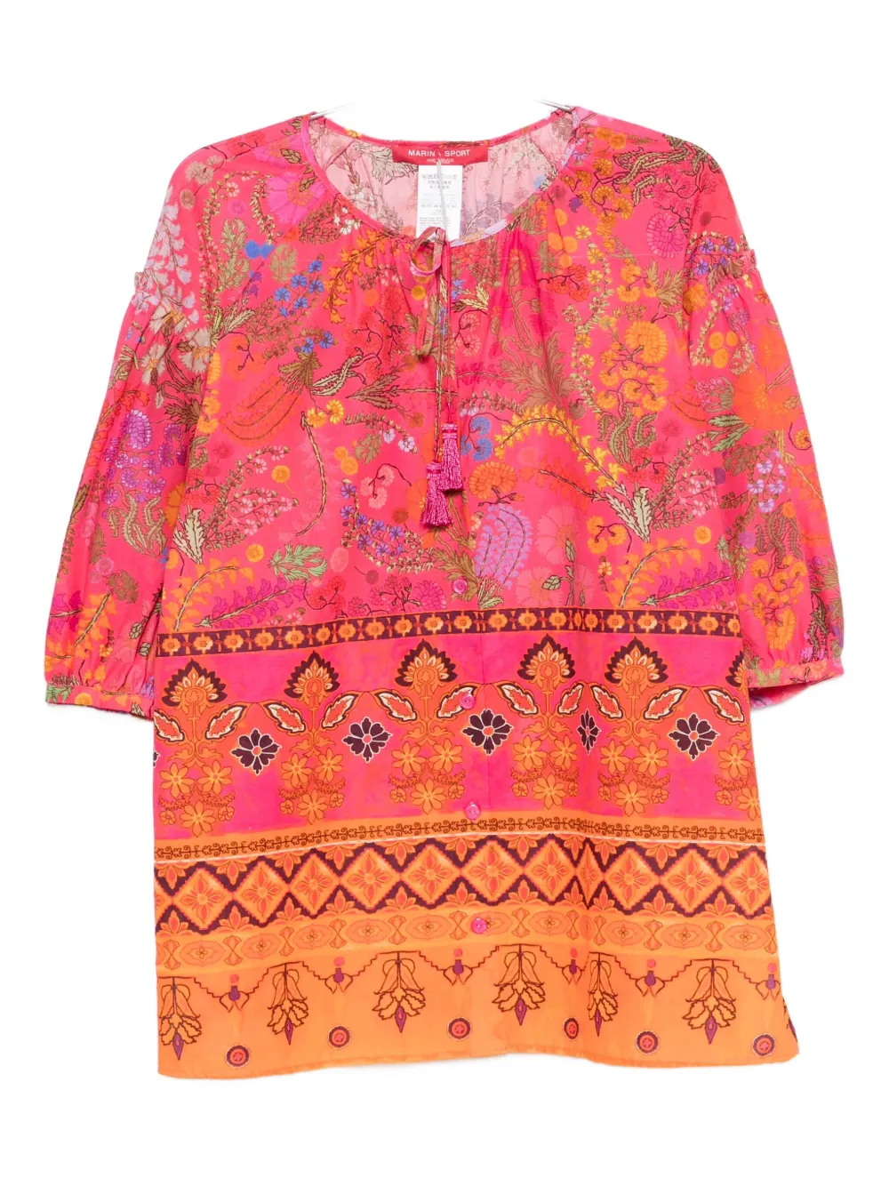 Marina Rinaldi Bade tassel-detail blouse Roze