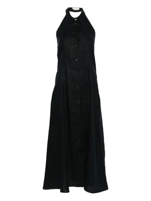 I BLUES halterneck midi dress