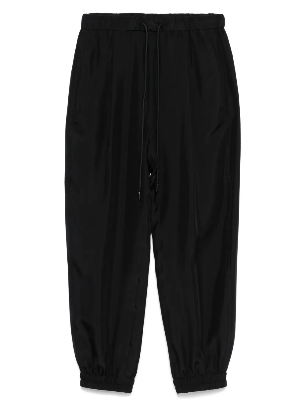 MONOCHROME silk track pants | Black | Image 1