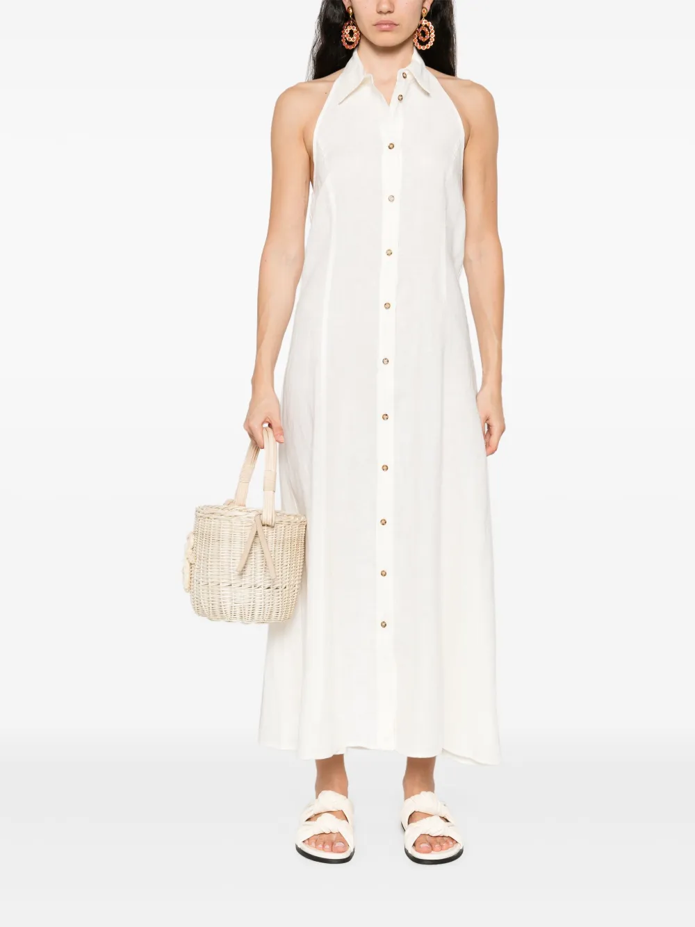 I BLUES Canasta maxi-jurk - Beige