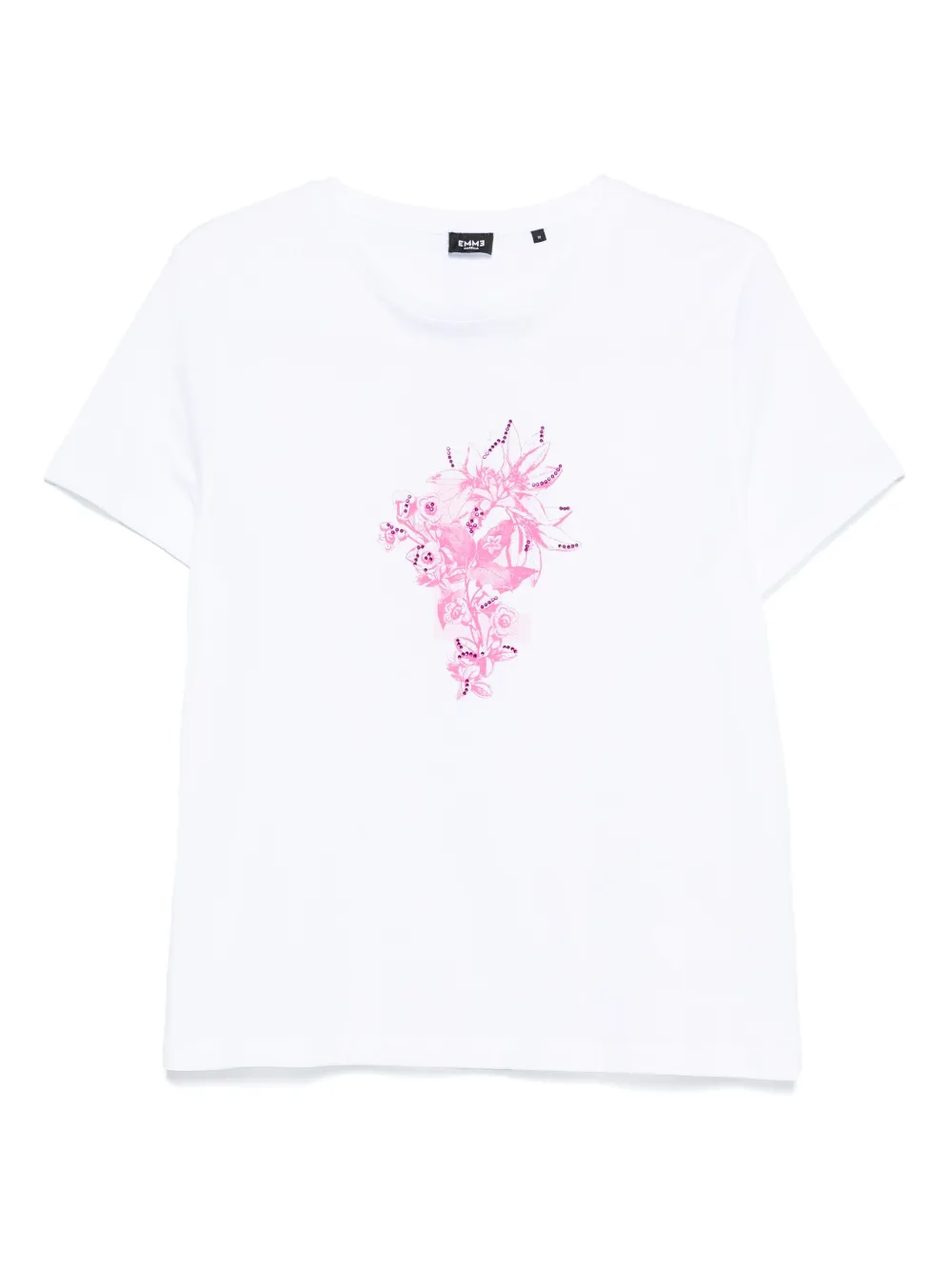 floral-print T-shirt