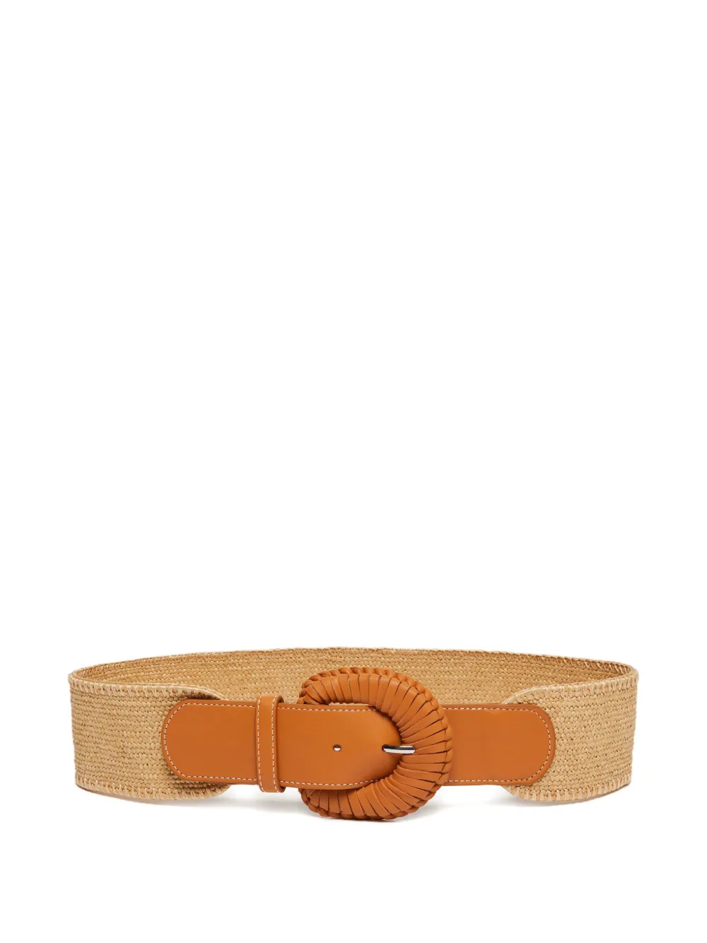 leather-buckle belt