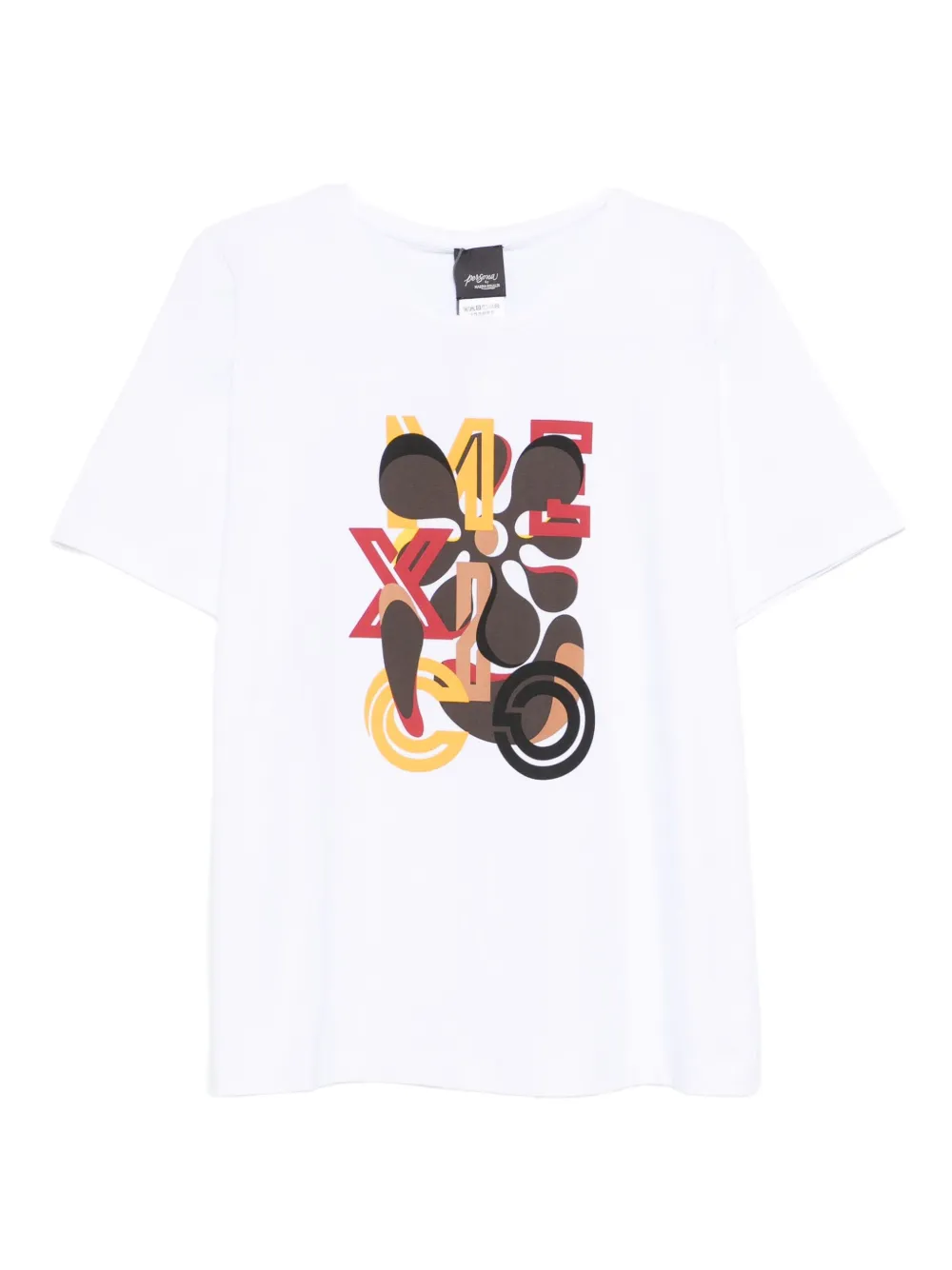 Marina Rinaldi クルーネック Tシャツ - ホワイト Marina Rinaldi クルーネック Tシャツ - ホワイト