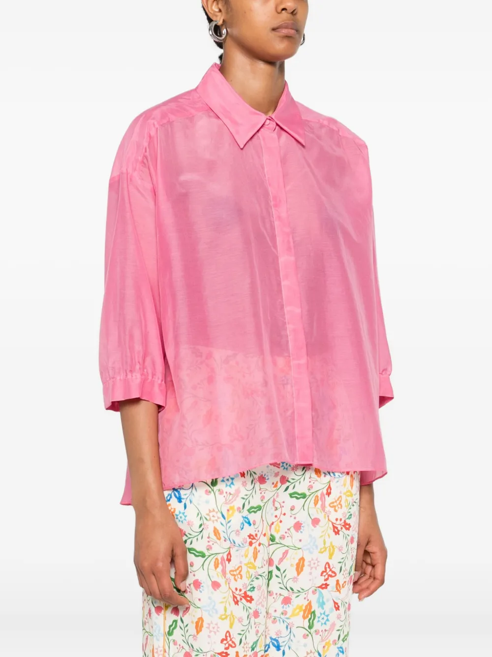 I BLUES Button-down blouse Roze