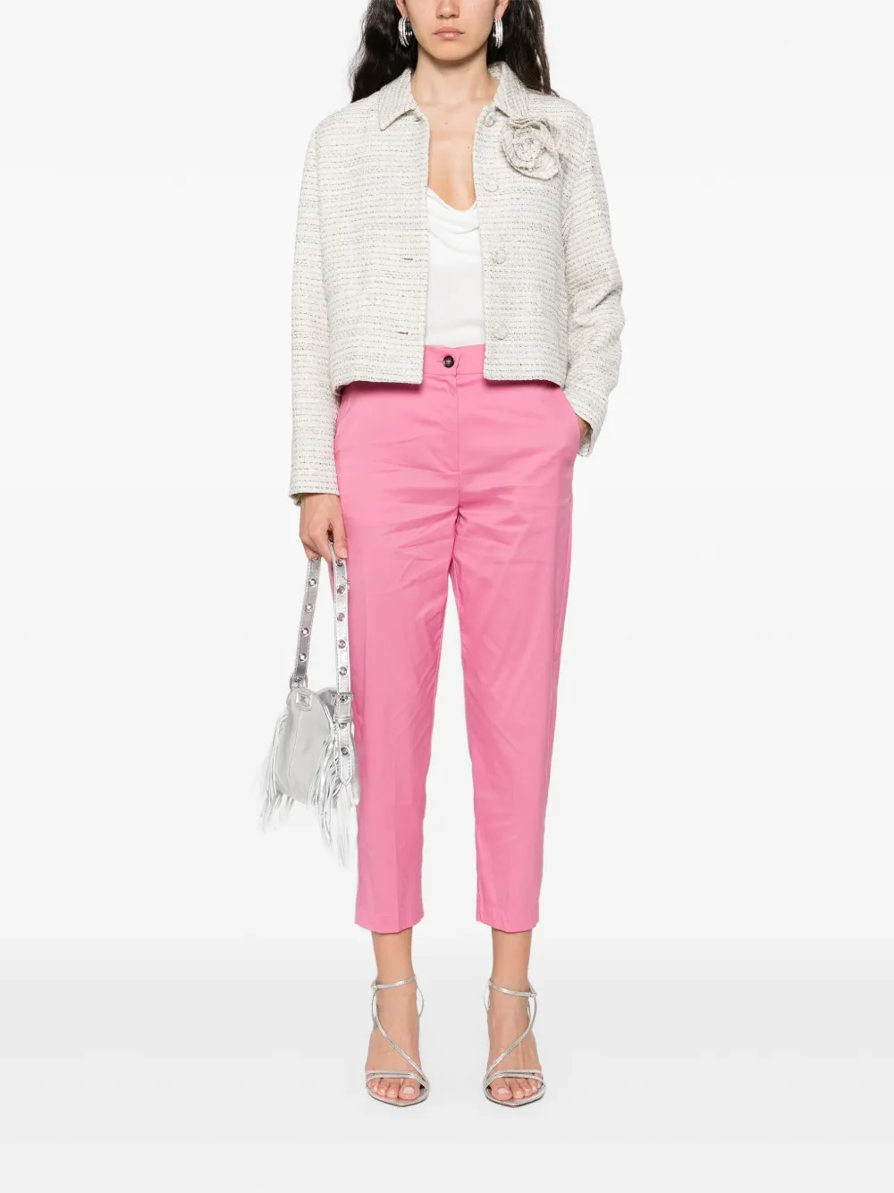 I BLUES Cropped broek - Roze