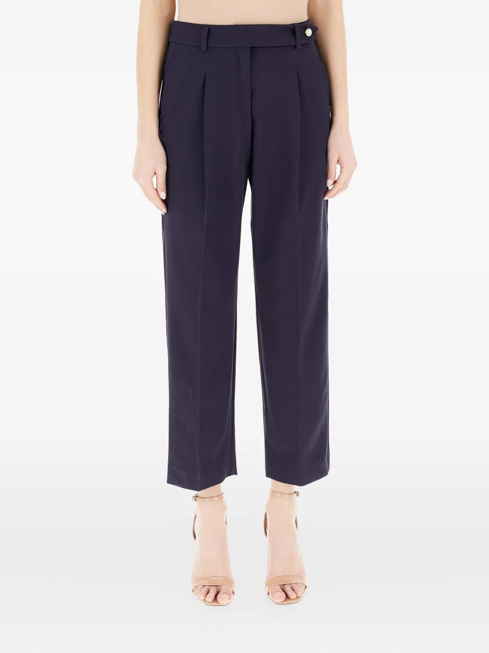 Pennyblack Pleated-front Trousers In Blue