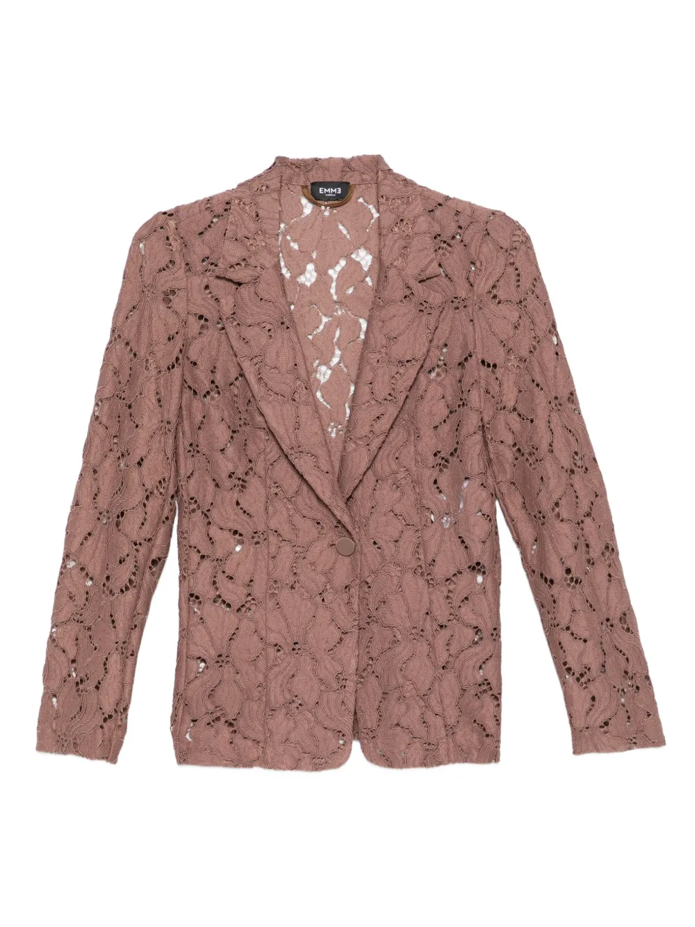 Marella lace-detailing suit Bruin